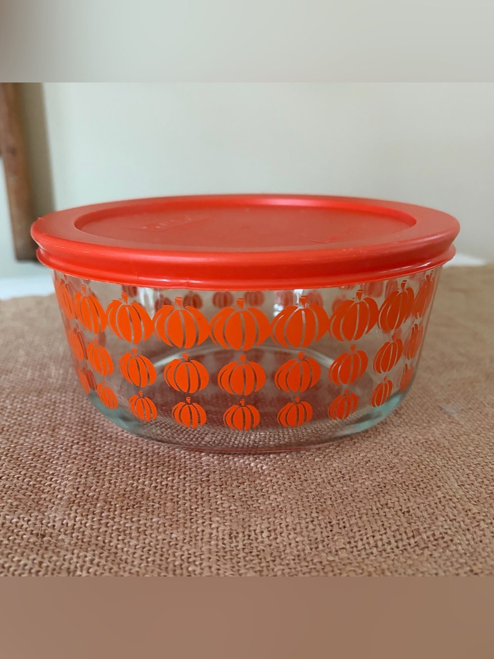 Pyrex Halloween Pumpkins 4-Cup Storage Container🎃